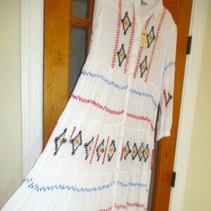 KIWI Saint Tropez Maxi Tuliaisla Dress NWT